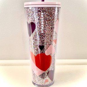 Starbucks Valentine's Day Pink Hearts 24oz